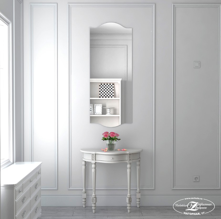 MZF-9563 Зеркало фигурное ШФ10 1200х600 пластины