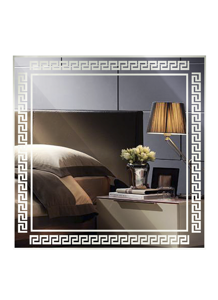 MZF-230 Зеркало квадратное с рисунком ПК 500х500 пластины