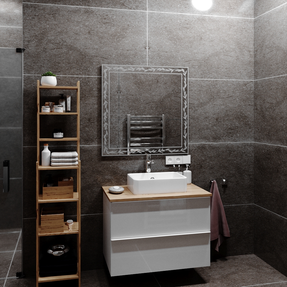 MZF-9586 Зеркало квадратное с рисунком ПК 500х500 пластины